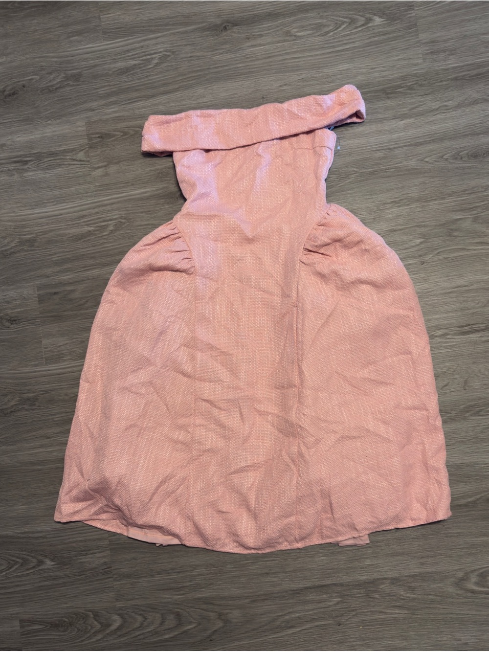 Off-Shoulder Pink Women’s Dress